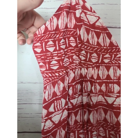 NWT FOREVER 21 Red Geometric Print Sleeveless Mini Dress Womans Size Medium - Picture 3 of 7